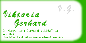 viktoria gerhard business card